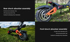 KuKirin G3 Pro Adult Electric Scooter 1200W*2 Motor All-Terrain Escooter 10 Inch Tire 52V23.4Ah Battery E-Mountain E-Scooter