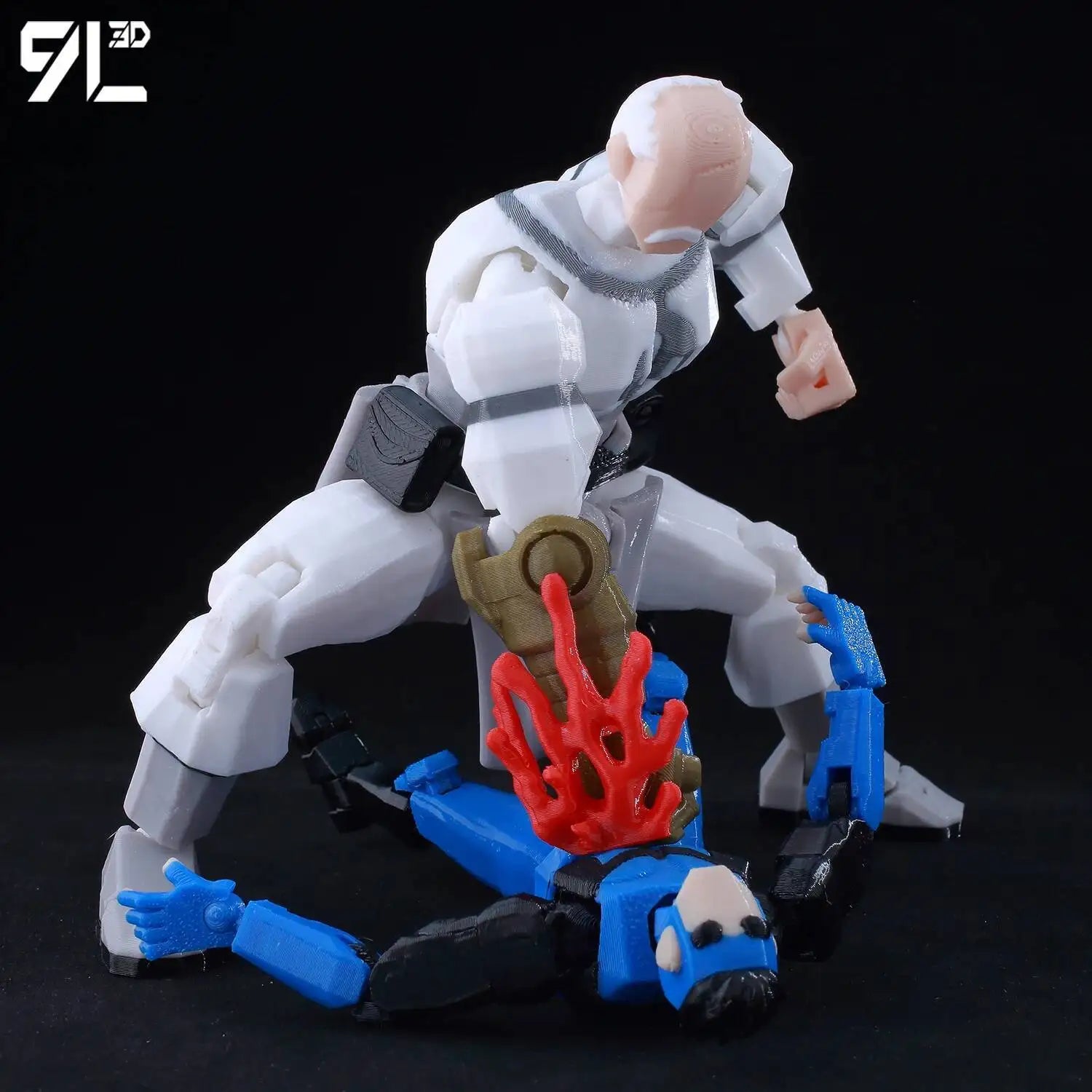 9L3D Lucky 13 Invincible Boy Conquer Omni Action Figure 3D Printed Anime Model Multi-Jointed Poseable Collectible Toy Gift Fan