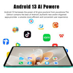 BDF-H39 New Upgraded Version 5G Android Tablets 10.1 Inch Octa Core 6GB+128GB Rom 4G Dual SIM Dual WiFi Education Tablet 6000mAh