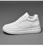 High Quality Men Sneakers Elevator Shoes for Men Fashion Casual Shoes Comfortable Leather Sports Shoes height increase 6/8/10cm
