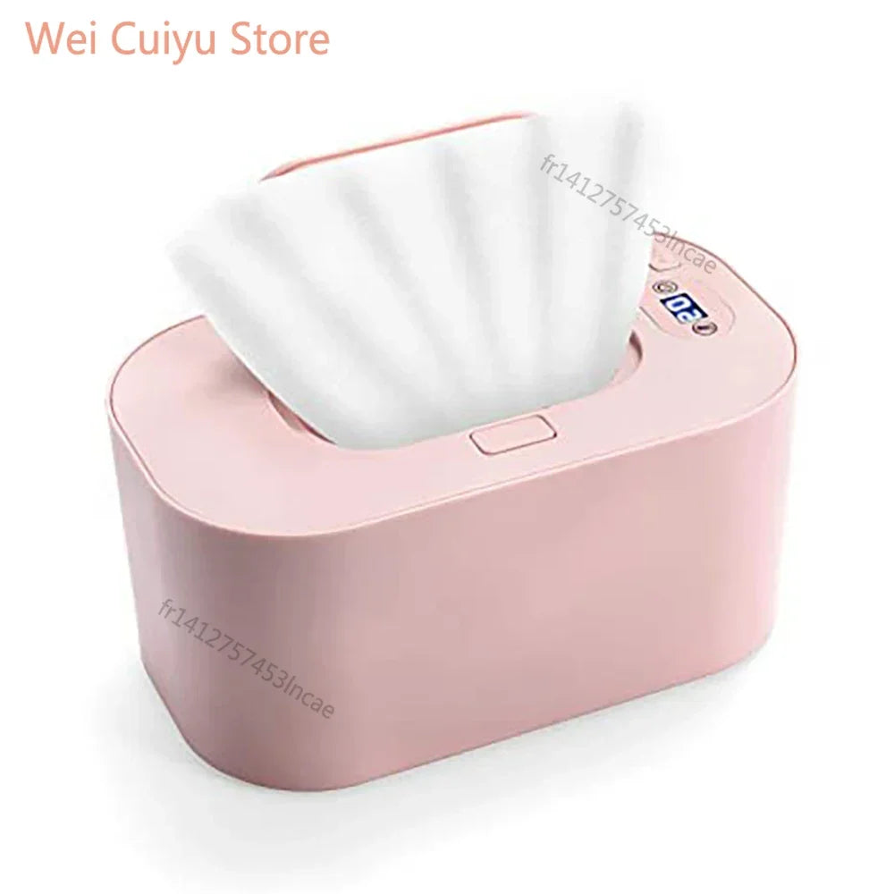 Baby Wipe Warmer Heater Wet Towel Heating Box Portable Home Car Use Mini Dispenser for Disinfecting Wipes Napkin