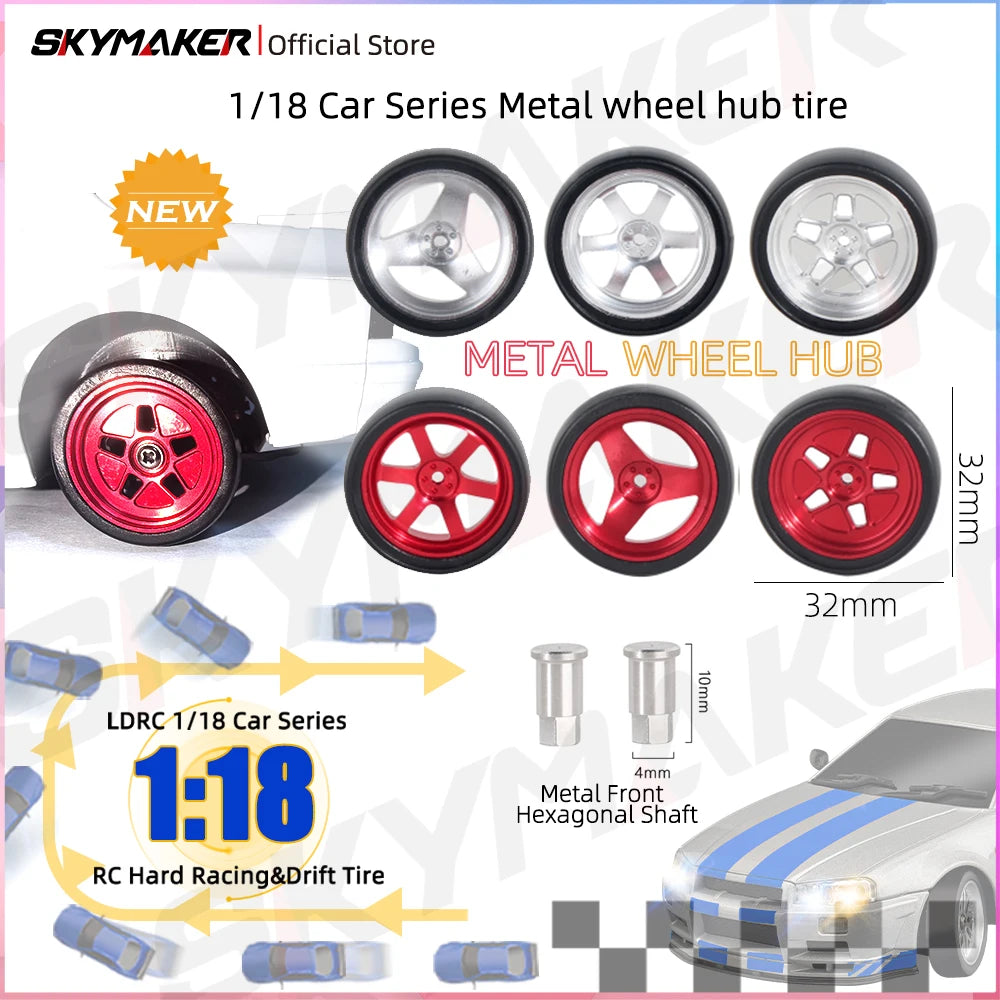 Skymaker AE86 Model LD1801 RX-7 FC LD1802 1:18 RC Drift Car 1/18 2.4G Remote Control ESP Gyroscope LED Mini RC Racing Car Toys