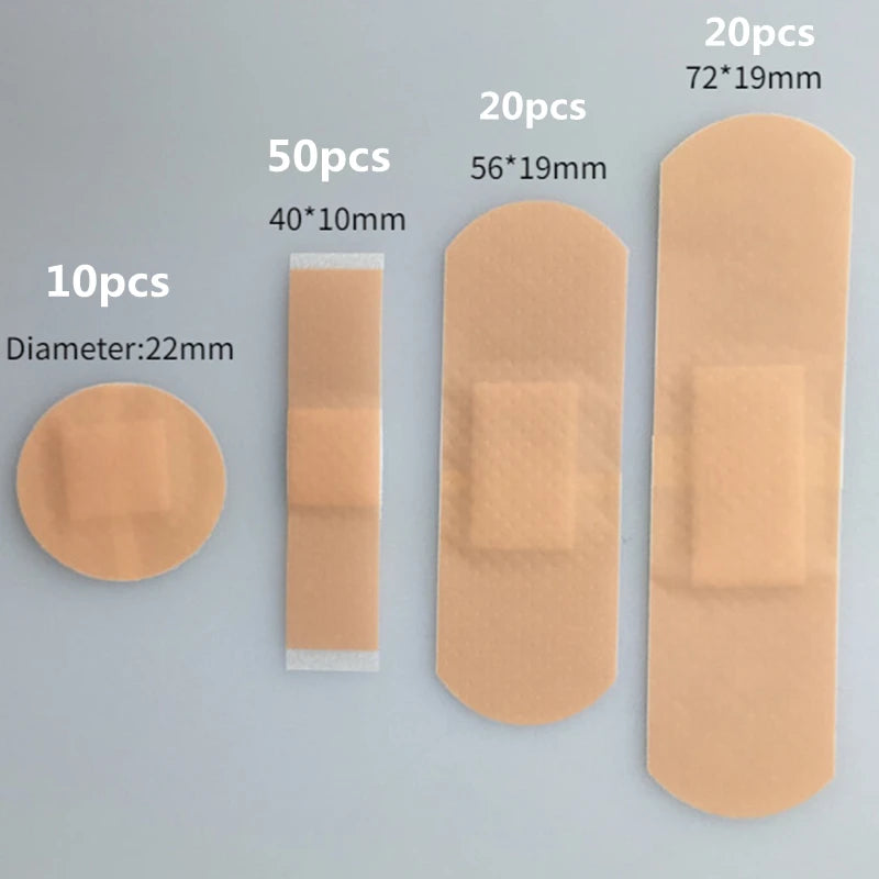 100pcs Bandage Aids Waterproof Breathable Adhesive Plaster Wound Hemostasis Sticker Band First Aid Bandage Main image