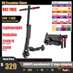 HX X6 Electric Scooter Adult 350W 7.5AH 36V 25KM/H Foldable Electric Kick E Scooter 5.5 inch Wheel EScooter For Adult Children