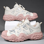 Spring Summer Fashion Pink Women's Hiking Sneakers Comfortable Non-slip Trekking Shoes Trainers Man Outdoor Sports Sneakers Men