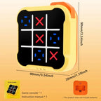 Multifunctional Electronic Tic-Tac-Toe Board Board Games Montessori Puzzle Table Game Chess Chess Set Portable For Adults Kids