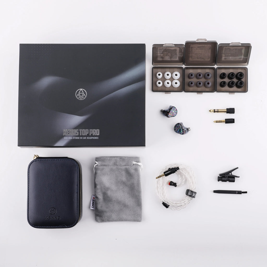 Pre-order XENNS Mangird Top Pro 10 Driver Hybrid IEM Earphone Premium Cable with Interchangeable Connectors