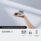 DJI Mini 4K Drone Camera 249g 3-Axis Gimbal Stabilization 10km Video Transmission Auto Return Resistance Long Battery Original C0