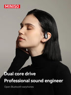 [AI Translator Earphone]MINISO X28 Wireless Headphones Bluetooth 5.4 HiFi IPX5 Waterproof Sports Bass Powerful 16H Battery Life