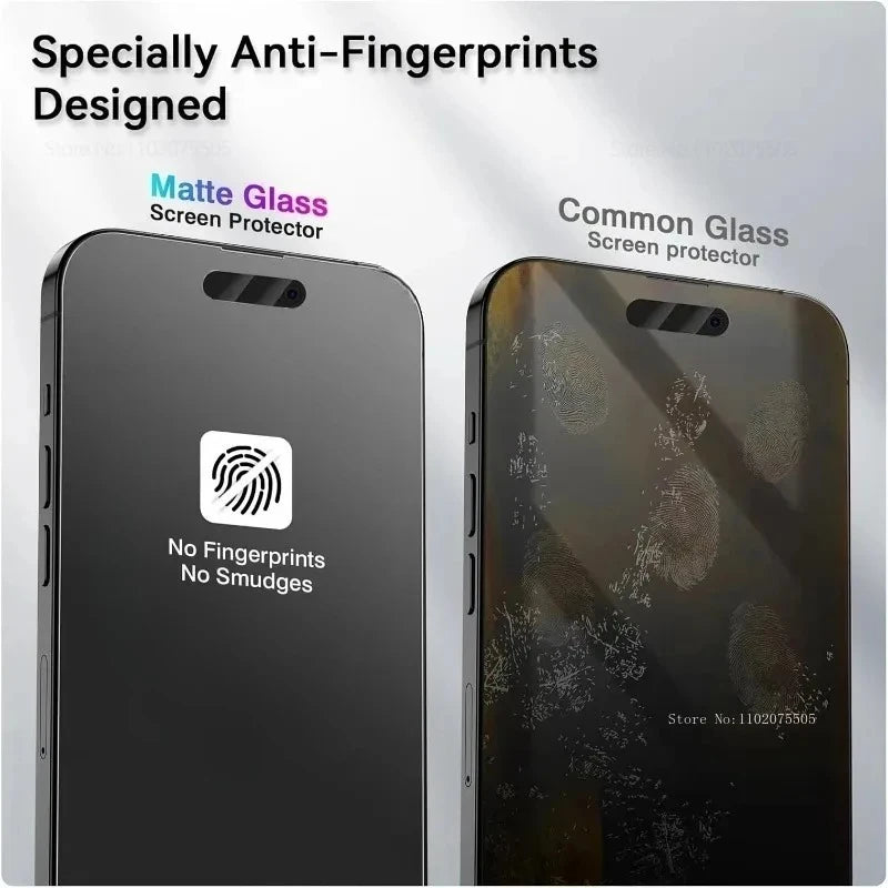 3Pcs Matte Tempered Glass Film for iPhone 17 16 15 14 Pro Max 17 Air Screen Protector for iPhone 13 12 11 Pro 16e 15 Plus XS XR Secondary image