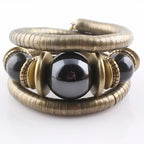 Vintage Multi - Layer Beaded Bracelets for Women Men, Fashion Jewelry Accessories, Retro bracelets femme
