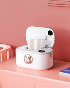 DMWD Household Wipes Heater Wet Towel Dispenser Facial Mask Warmer Electric Baby Tissue Heating Machine 0-55℃ Constant Temp 220V