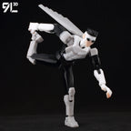 9L3D Superhero Team Invincible Boy Heroes Action Figure Lucky13 Dummy13 Multi-Colored T13 Multi-Jointed Collectible Toys Titan13