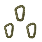 Tactical Carabiner Carabina Karabiner Clip Plastic Cadet Hiking Camping
