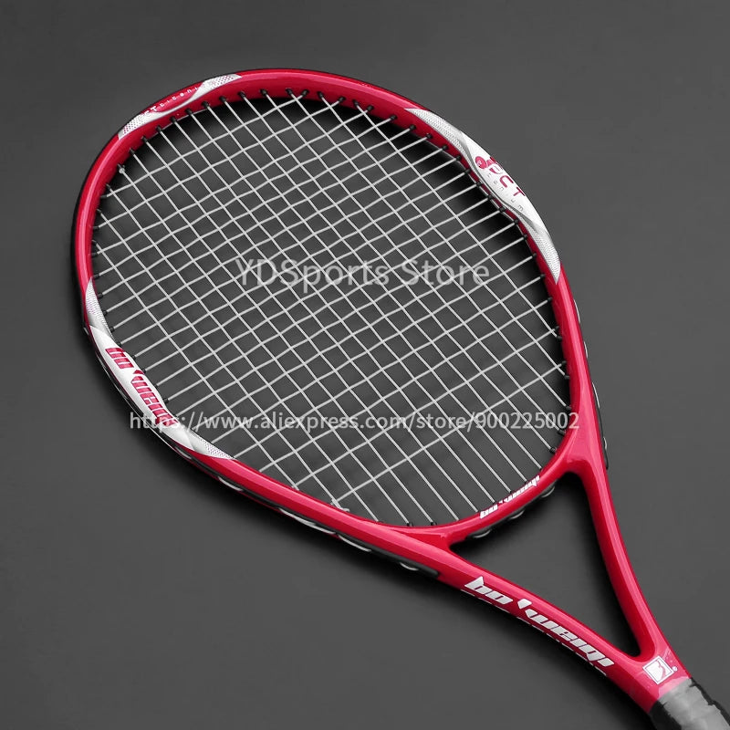 Professional Ultralight Racquet Composite Carbon Aluminium Alloy Tennisracket 45-55LBS Training Tennis Rackets Unisex Trainer