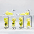 Surprise Gift blind box action figures Yoga Bedroom series multiple doll green noctilucent mysterious decoration model for toy
