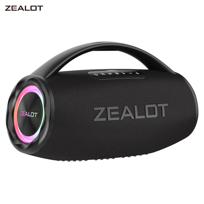 ZEALOT-S97 80W Bluetooth Speaker Powerful Wireless Speaker with Portable Handle, for Party, Camping，RGB colorful light Main image