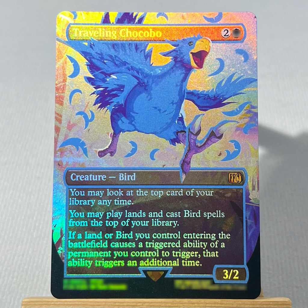 FCA FIN FIC PIP LTR FOIL4-002 magical cards Ancient Copper Dragon Tcg proxy Traveling Chocobo Celes, Rune Knight gathering