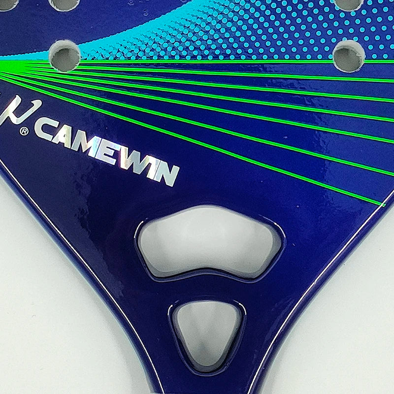 Camewin Beach Tennis Racket 50% Carbon Inner Core EVA Foam Fibe Send Protective Bag High Quality Tennis Racket 2024 the New