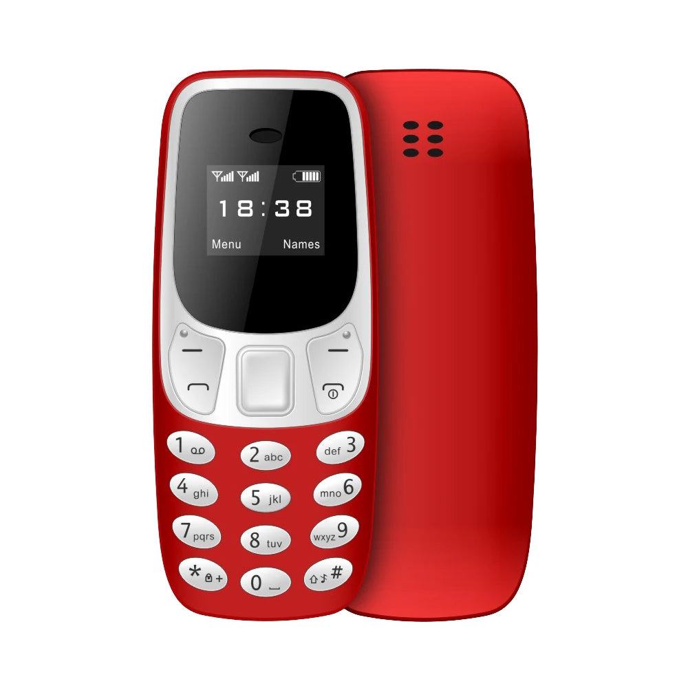 SERVO BM10 Mini Mobile Phone 2 SIM Card Bluetooth Earphone Voice Changer Dialer Low Radiation Sound Recording Small Cellphone