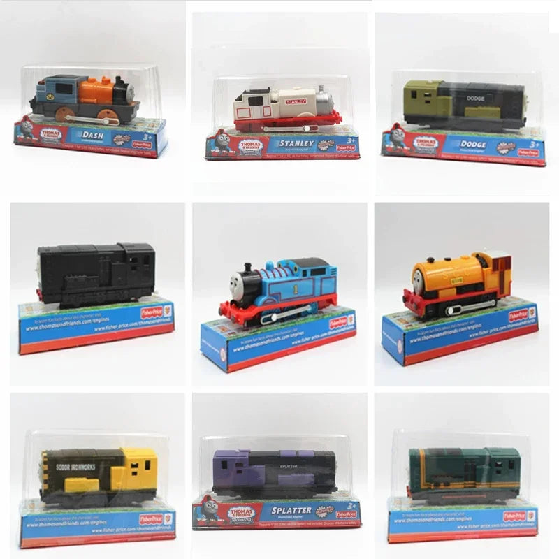 Electric Thomas and Friends Train Trackmaster Motorized Engine Diecast Boys Toys Bash Dash Stanley Splatter Diesel Arry Paxton