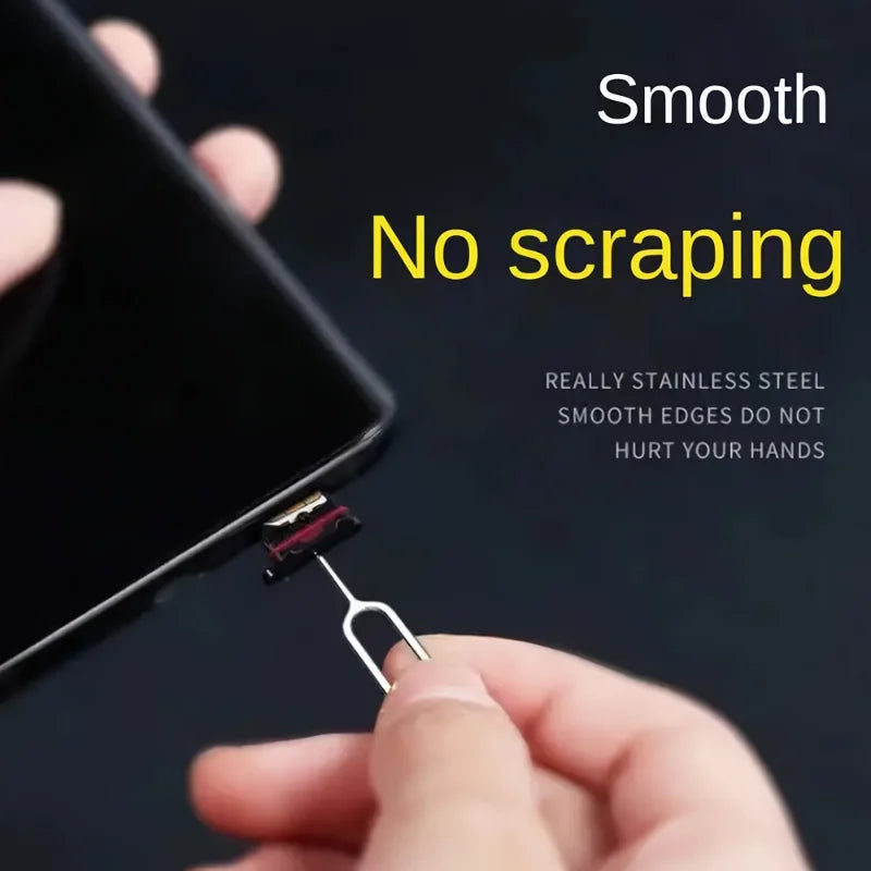 100PCS Universal SIM Card Cleaning NeedleTray Eject Pin Ejector Removal Tool Secondary image