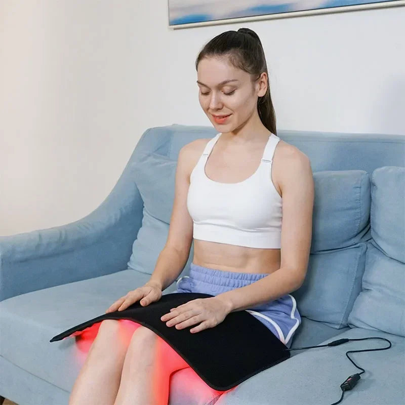 Red Light Therapy Mat, Large Red Light Therapy Pad with Controller,Pulse Mode 660nm & 850nm Near Infrared Light Therapy Belt