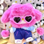 Genuine Hello-Kitty Pop Star Velvet Pendant Series Vinyl Doll Blind Box Trendy Kawaii Surprise Gift Lovely Trendy Blind Box Toys