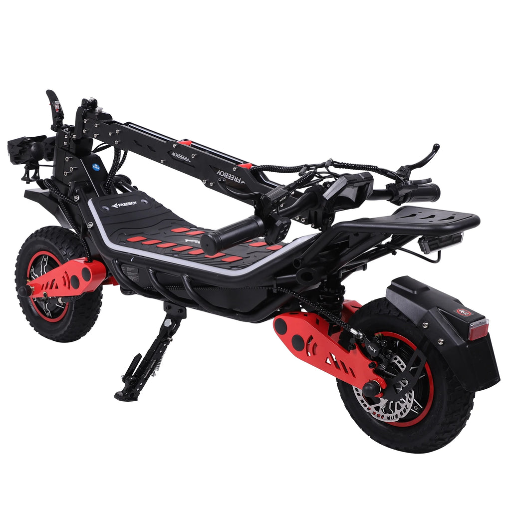 FREEBOY H10 E-Scooter Gift Toolbox 6000W Dual Motor 60V 28AH Battery Speed 75km/h 12" Tires Electric Scooter Hydraulic Braking