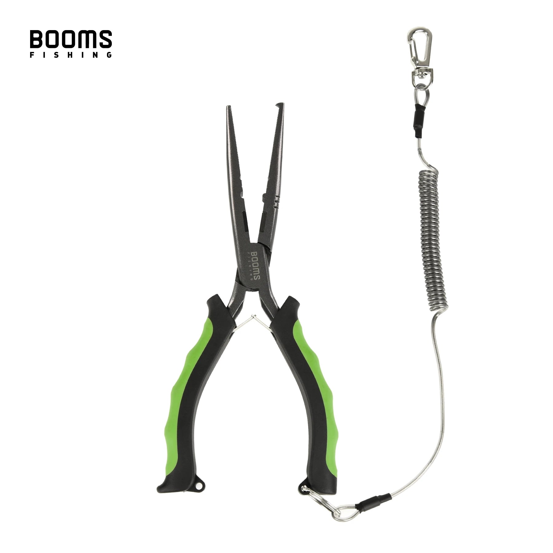 Booms Fishing F03 Multifunction Fishing Pliers Tools 23.5cm Straight Long Nose Stainless Steel Line Cutter Scissors Tools