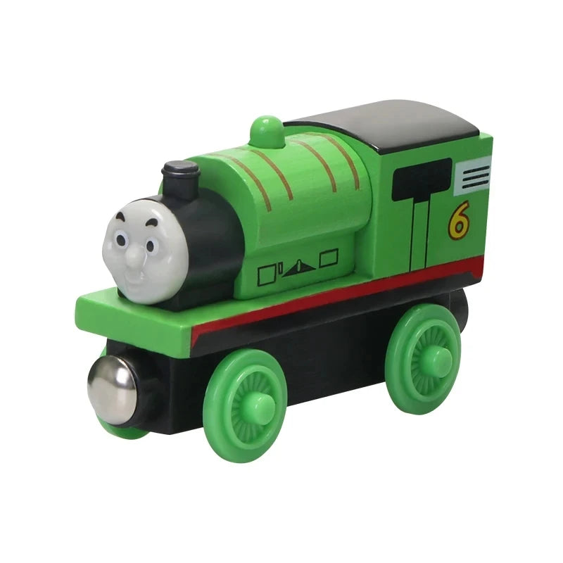 Thomas and Friends Wooden Trains Thomas Edward Percy Gorden Handel Molley Model Toy Magnetic Rail Train Toys for Boys Kids Gifts