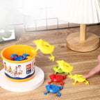 Frog Toy Jumping Frog Funny Educational Games 12 Pieces Finger Press Animal Toys for Kids Boys Girls Travel Bedroom Classroom