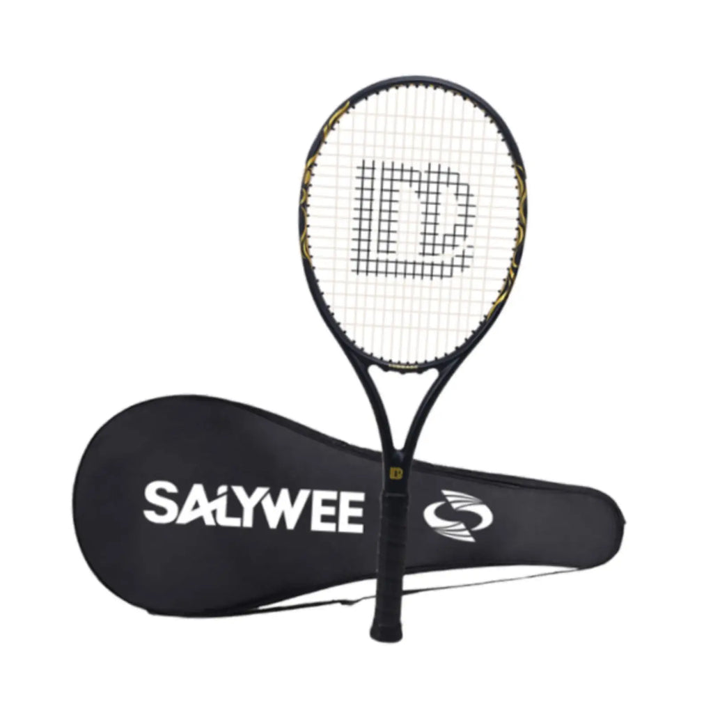 Tennis Racket for Adults Shockproof Professional Tennis Racquet with Carry Bag for Park Garden Backyard Beach Recreational
