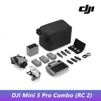 DJI Mini 5 Pro Ultra-Light & Foldable Drone with Camera 1-Inch CMOS Omnidirectional Obstacle Sensing ActiveTrack 360° 225° Gimbal Rotation 20km Transmission 4K Drone for Beginners C0