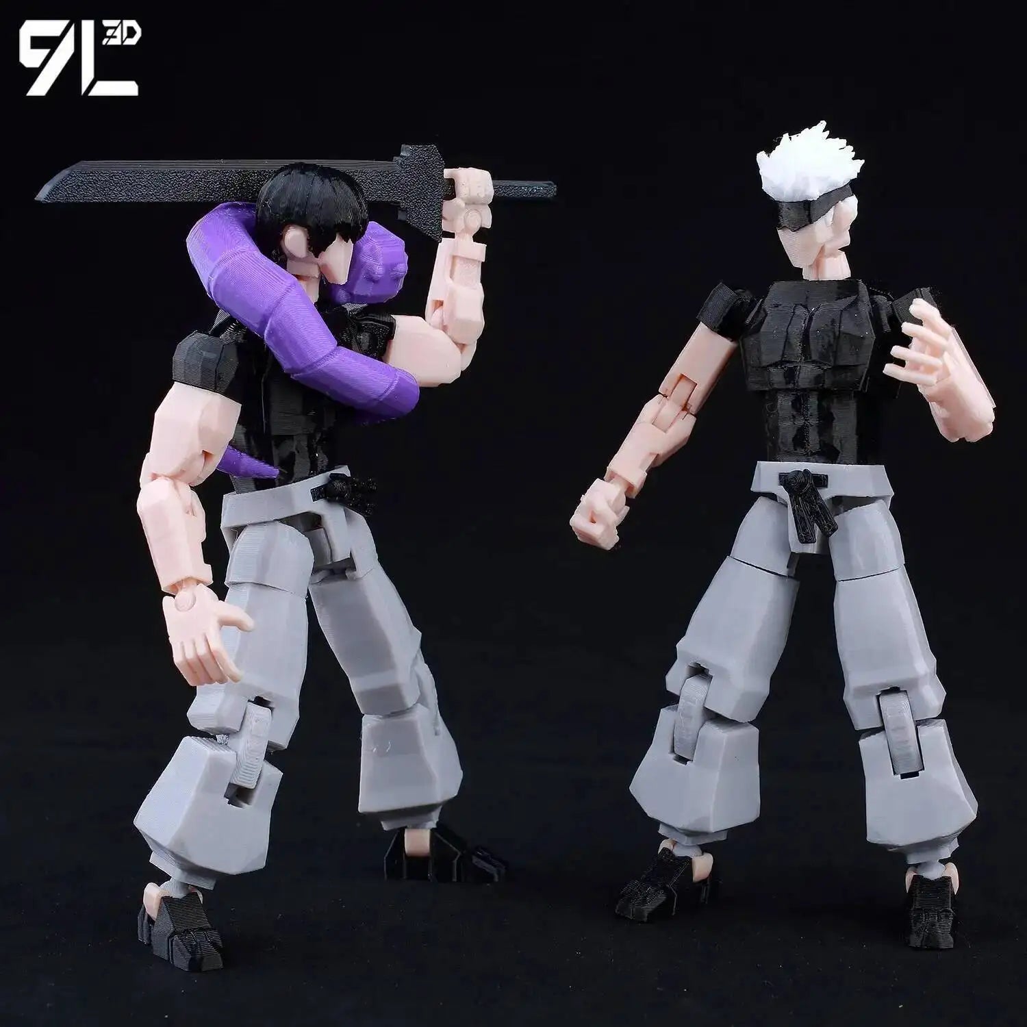 9L3D Lucky13 Gojo Sukuna Jujutsu Fushiguro Toji Gojo Satoru Action Figure Dummy13 T13 Multi-Jointed Collectible Toys Titan13