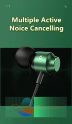 Gamer Wired Headphones Gaming Wired Earphone Metal HiFi Bass Stereo 3.5mm Earphone Earbud For Phone Computer Mic L Jack Magnetic