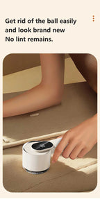 Lenovo Lint Remover Clothing Hairball Trimmer Clothes Sweater Fabric Shaver LED Display 6 Blade Portable Fabric Remove Machine