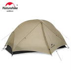 Naturehike Mongar UL 2 Tent 2 Person Backpacking Tent 20D Ultralight Travel Tent Waterproof Hiking Survival Outdoor Camping Tent