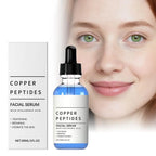 Copper Peptide Serum Anti Wrinkle Remover Antioxidant Tighten Skin Barrier Repair Deep Hydration Hyaluronic Acid Face Serum