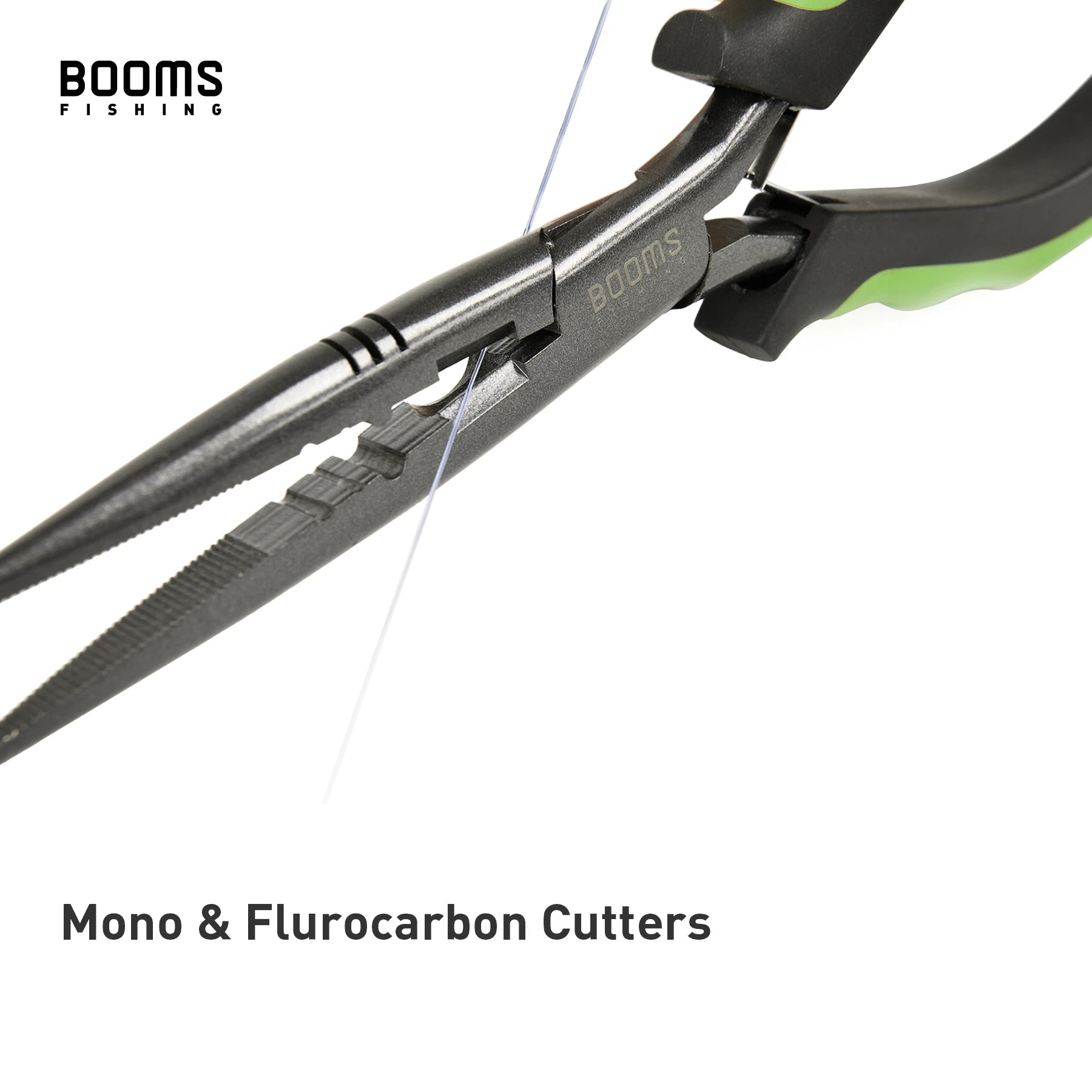 Booms Fishing F03 Multifunction Fishing Pliers Tools 23.5cm Straight Long Nose Stainless Steel Line Cutter Scissors Tools
