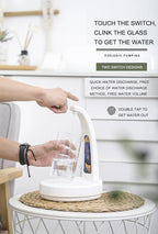 USB Rechargeable Electric Black Small Motor Pumping Automatic Water Dispenser