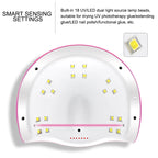 Gel Nail Polish Kit With UV Nail Lamp Electric Nail Drill Machine Soak OFF Gel Nail Kit Base&Top Coat Gel Polish Nail Tool Set