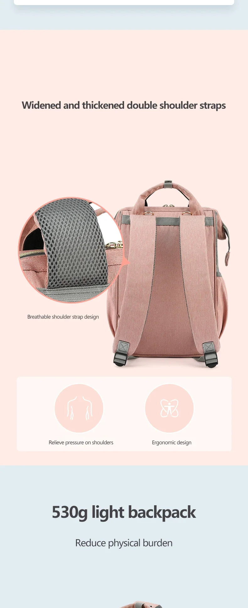 Nappy Changing Baby Nursing Bags Baby Diaper Bag Waterproof Backpack Fashion Mummy Maternity Mother Brand Mom Backpack for Mom