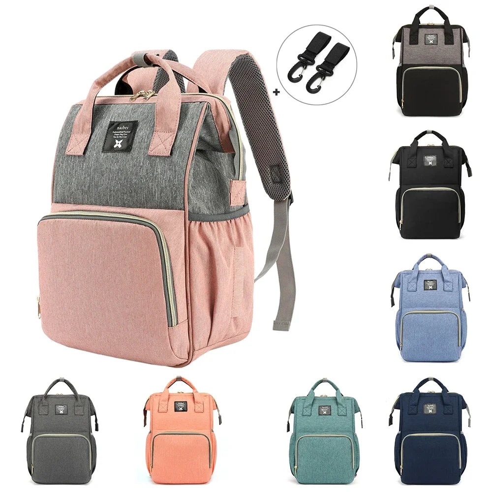 Nappy Changing Baby Nursing Bags Baby Diaper Bag Waterproof Backpack Fashion Mummy Maternity Mother Brand Mom Backpack for Mom Main image