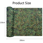 Camouflage Net Bulk Roll - Shade Net for Hunting, Home Decor, Paintball, Bird Watching Camping Car Cover