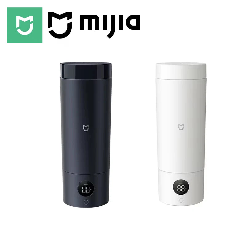 MIJIA Portable Electric Heating Cup 2: 350ml,6-Level Temp Control,12-Hour Keep Warm,316L Stainless Steel, Travel-Friendly Main image