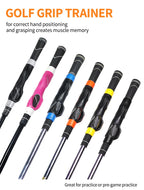Golf Grip Trainer Golf Club Training Aid Enhance Grip Strength Golf Grip Kit for Golf Club To Help Train Correct Hand Position