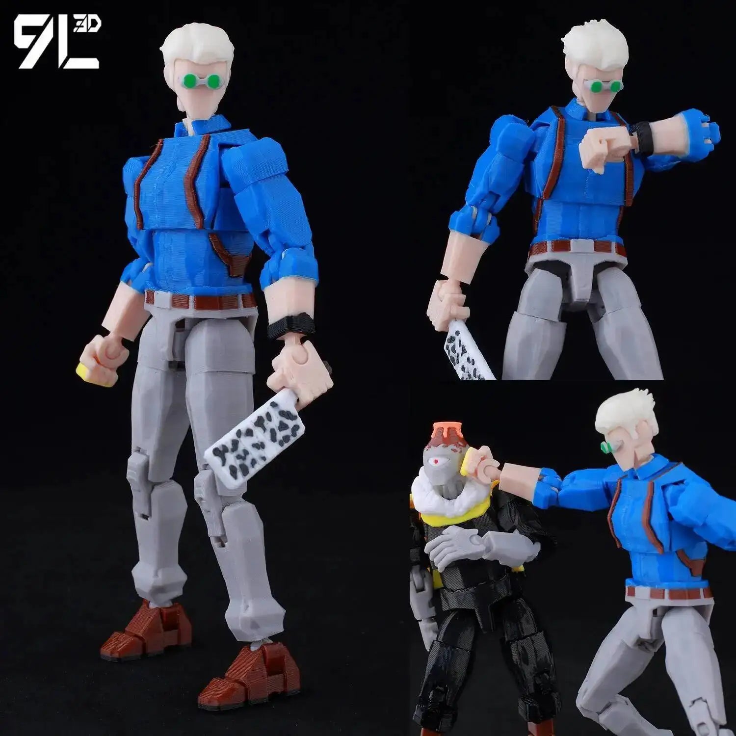 9L3D Lucky13 Gojo Sukuna Jujutsu Fushiguro Toji Gojo Satoru Action Figure Dummy13 T13 Multi-Jointed Collectible Toys Titan13