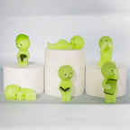 Surprise Gift blind box action figures Yoga Bedroom series multiple doll green noctilucent mysterious decoration model for toy
