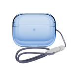 Clear Silicone Case for Airpods Pro 2 2022 Transparent Soft TPU Cover Case With Rope Earphone Accessories for Apple Airpod Pro 2
